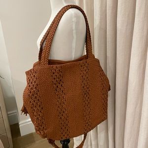Claramonte Handwoven Brown Tote